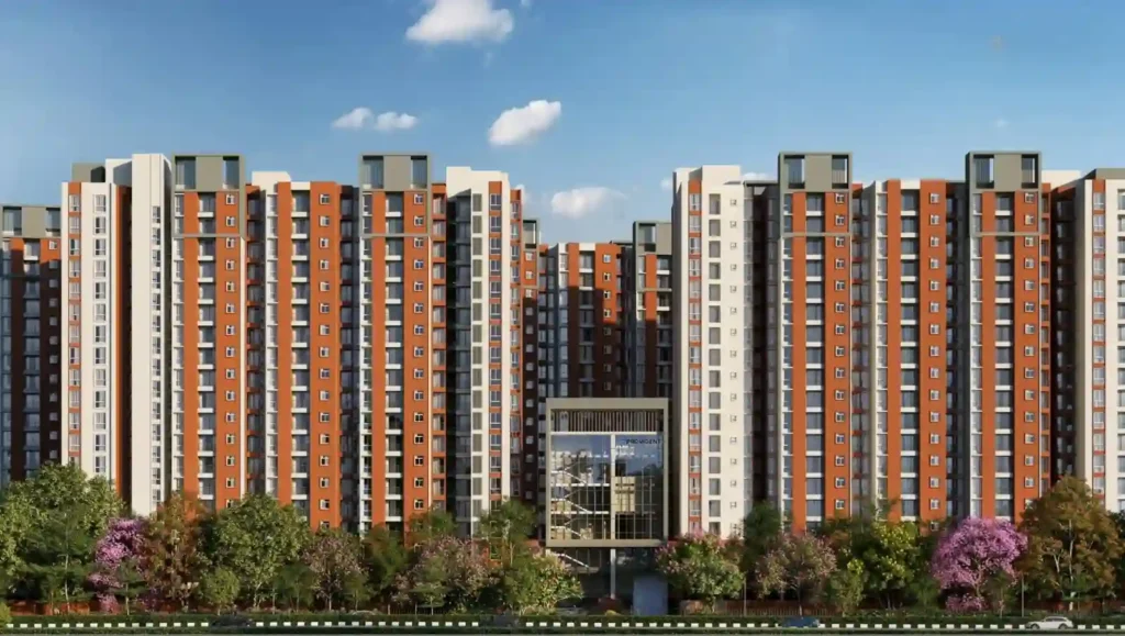Provident Bayscape Apartment main elevation Image by Provident Housing Limited located at kelambakkam, Chennai Tamil Nadu